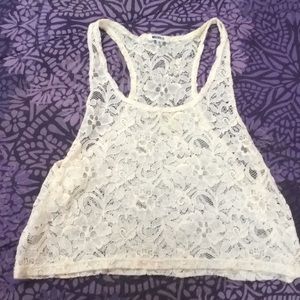 Brandy floral cropped tank